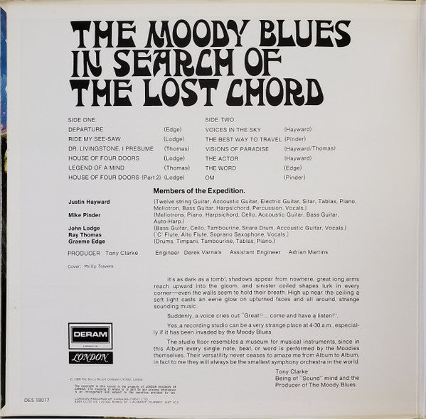 Moody Blues, The - In Search Of The Lost Chord - 1968