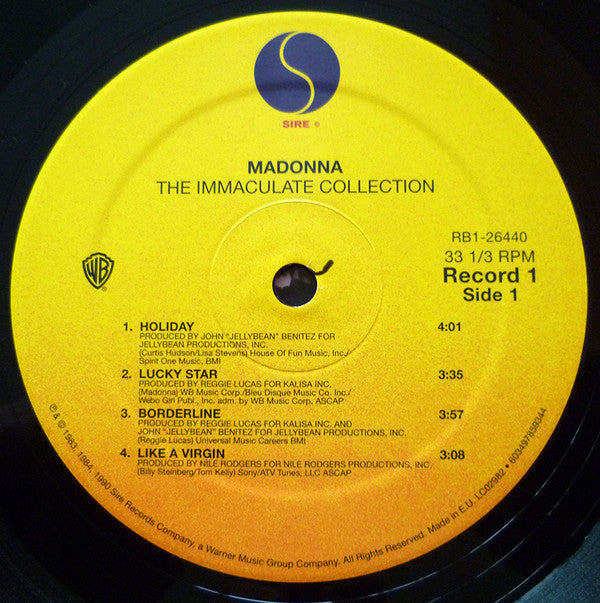 Madonna - The Immaculate Collection