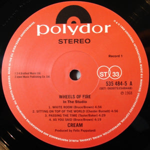 Cream - Wheels Of Fire - 2019