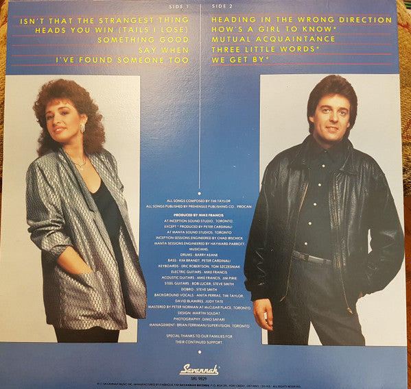 Anita Perras & Tim Taylor  - Anita & Tim Vinyl Record