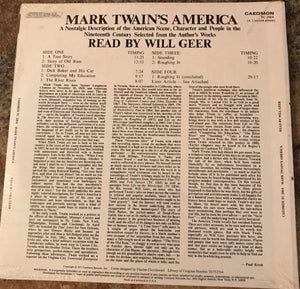 Mark Twain (2) Read By Will Geer - Mark Twain's America - 1971
