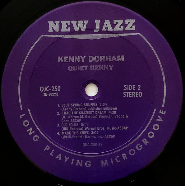 Kenny Dorham - Quiet Kenny - 1986