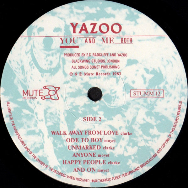 Yazoo - You And Me Both - 1983