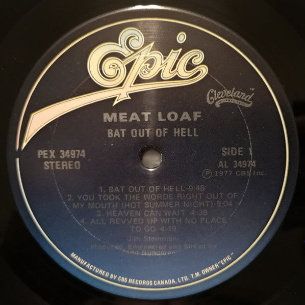 Meat Loaf - Bat Out Of Hell - 1977