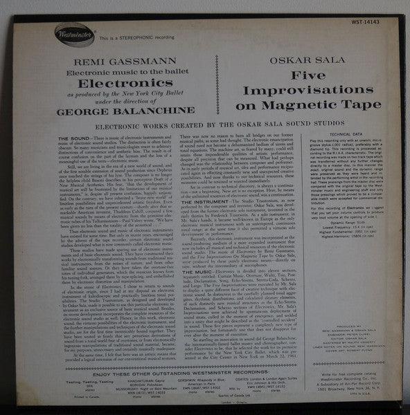 Remi Gassmann / Oskar Sala - Electronics / Five Improvisations On Magnetic Tape 1961 - Quarantunes