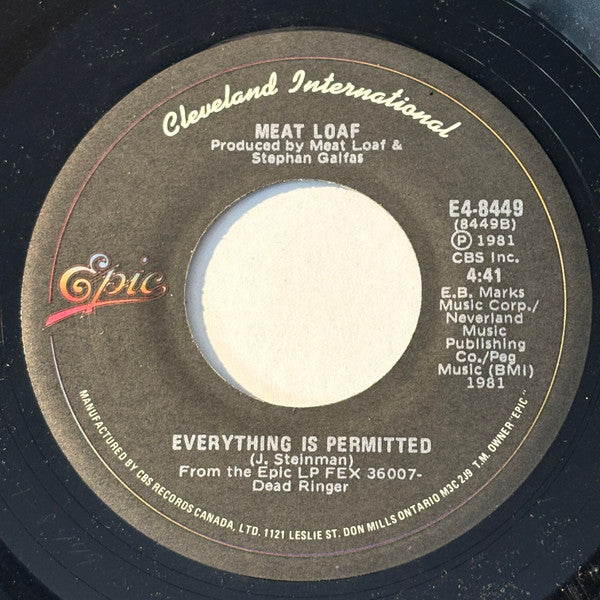 Meat Loaf - Dead Ringer For Love - 1981