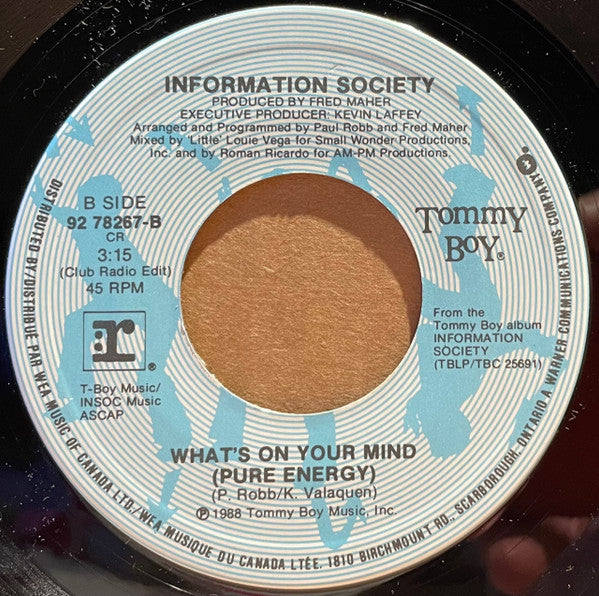 Information Society - What's On Your Mind (Pure Energy)