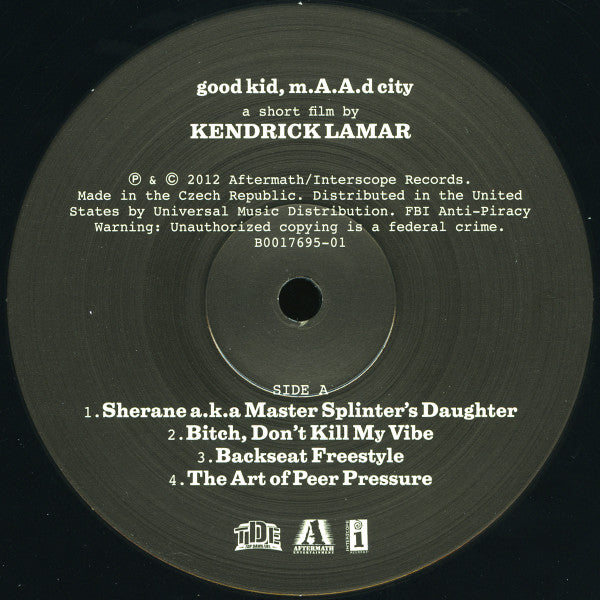 Kendrick Lamar - Good Kid, M.A.A.D City