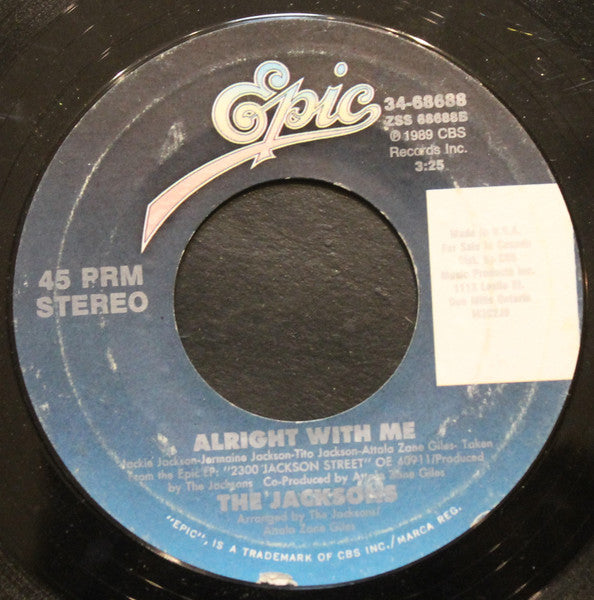 Jacksons, The - Nothin (That Compares 2 U) (Edited Version) - 1989