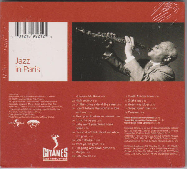 Sidney Bechet / Claude Luter - Sidney Bechet Et Claude Luter (CD) - 2000