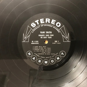 Frank Sinatra - Romantic Songs From The Early Years - 1967