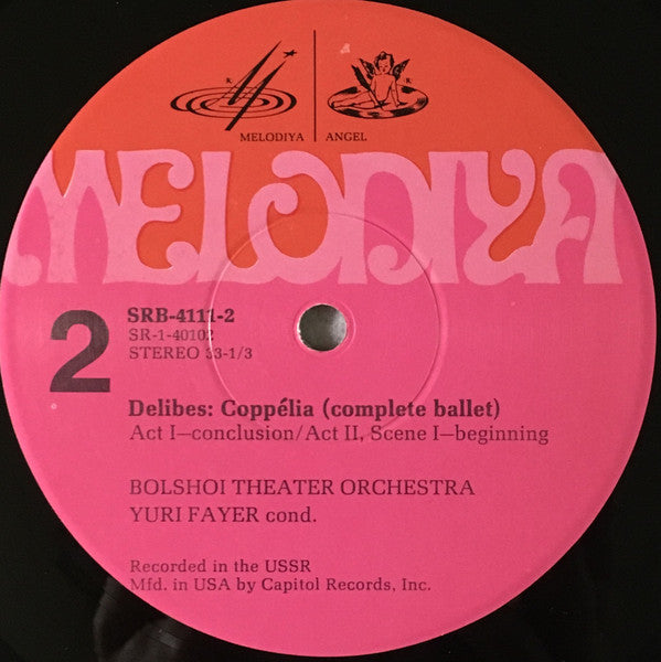 Léo Delibes, Юрий Файер, Bolshoi Theatre Orchestra - Coppélia (Complete Ballet) -