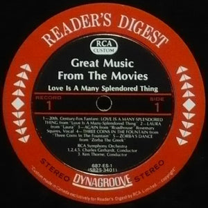 Various - Great Music From The Movies - 1968