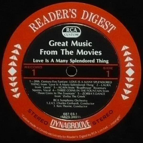 Various - Great Music From The Movies - 1968