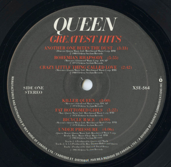 Queen - Greatest Hits Vinyl Record