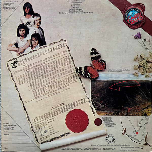 Manfred Mann's Earth Band - The Good Earth - 1974