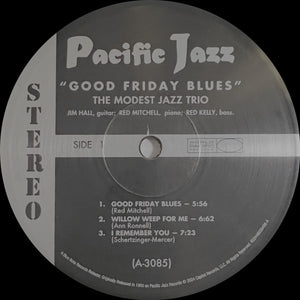 Modest Jazz Trio, The - Good Friday Blues: The Modest Jazz Trio - 2024
