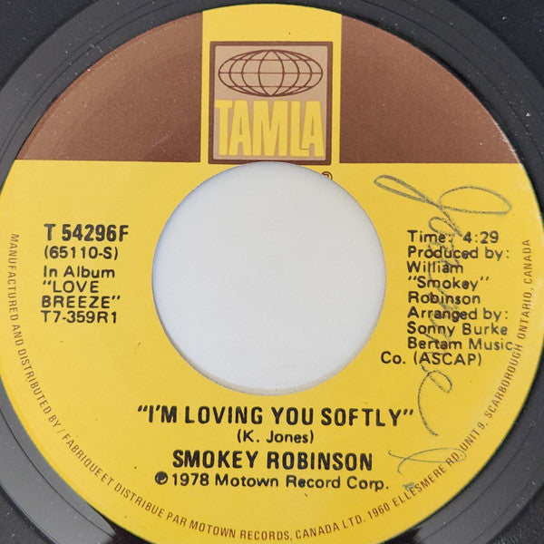 Smokey Robinson - Shoe Soul / I'm Loving You Softly