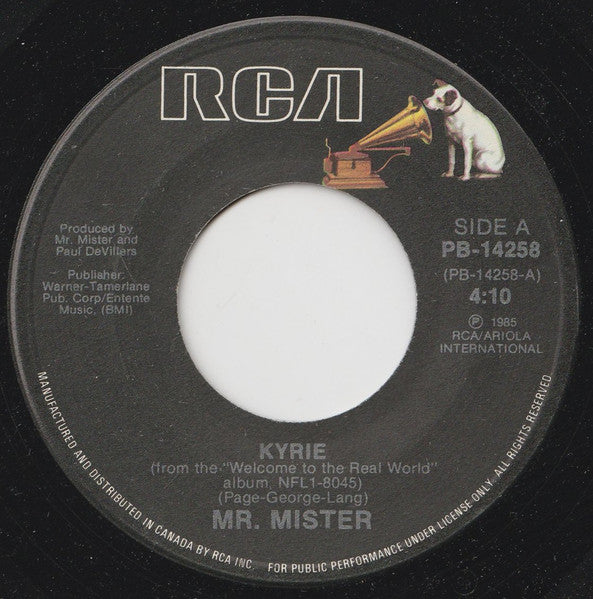 Mr. Mister - Kyrie - 1985