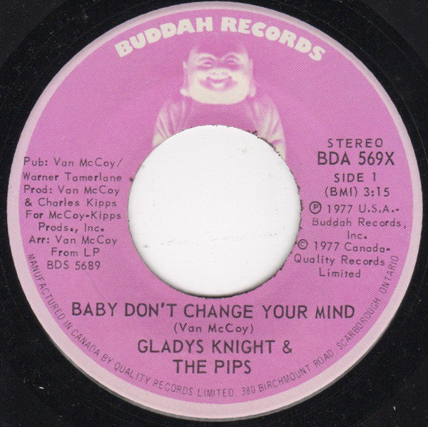Gladys Knight And The Pips - Baby Don't Change Your Mind