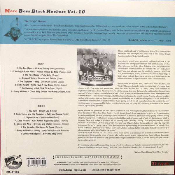 Various - More Boss Black Rockers Vol. 10: Lonely Lonely Train