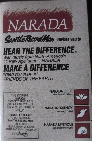 Various - Hear The Difference With Narada - 1990