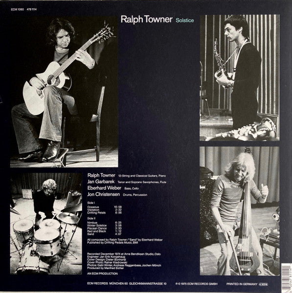 Ralph Towner - Solstice Vinyl Record