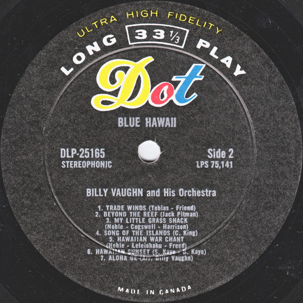 Billy Vaughn And His Orchestra - Blue Hawaii