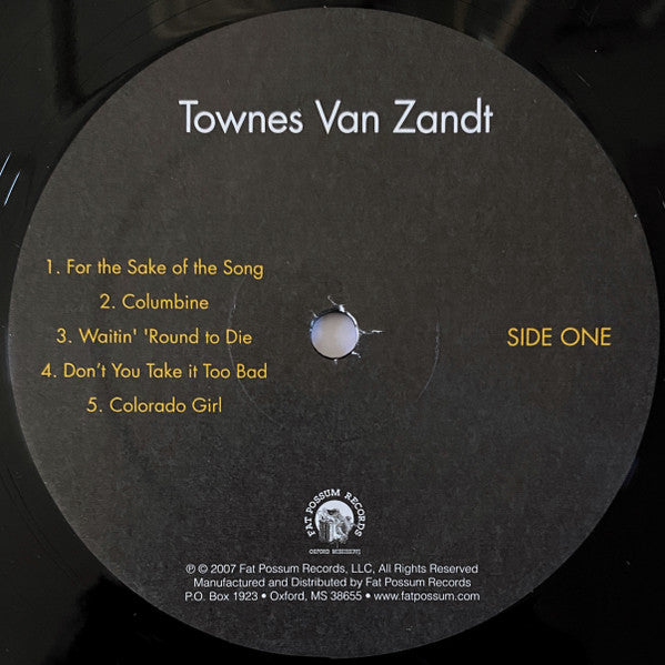 Townes Van Zandt - Townes Van Zandt Vinyl Record