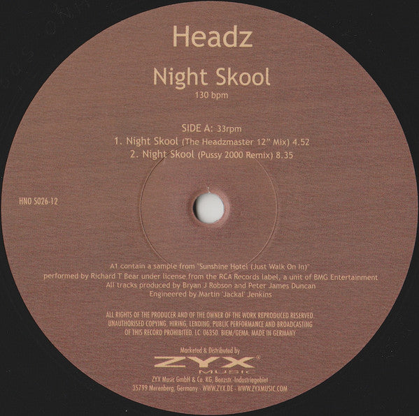 Meccaheadz - Night Skool - 2000