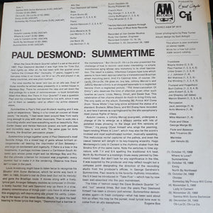 Paul Desmond - Summertime