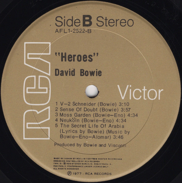 David Bowie - "Heroes" - 1977
