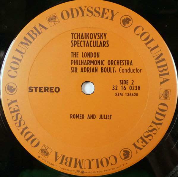 Pyotr Ilyich Tchaikovsky - Sir Adrian Boult, London Philharmonic Orchestra - Tchaikovsky Spectaculars (Romeo And Juliet / Overture 1812 / Marche Slave) -