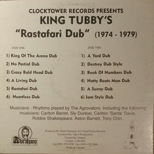 King Tubby - King Tubby's "Rastafari Dub" (1974 - 1979) -