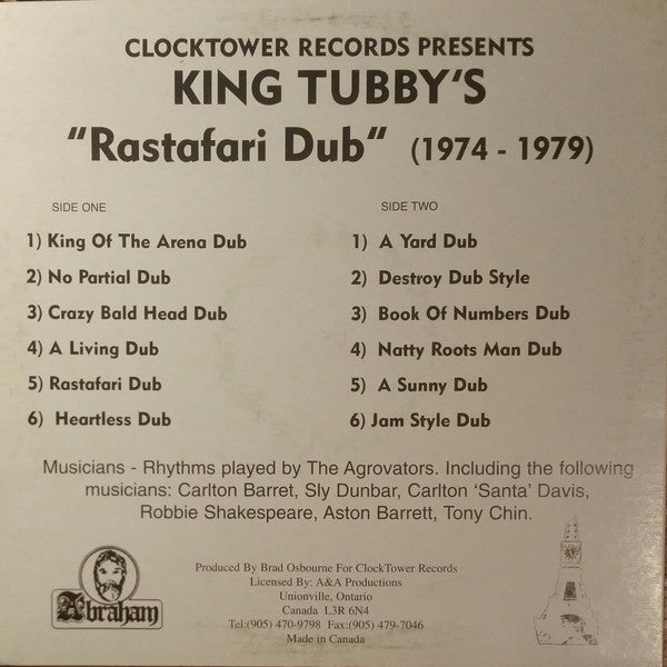 King Tubby - King Tubby's "Rastafari Dub" (1974 - 1979) -