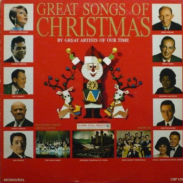 Various - The Great Songs Of Christmas By Great Artists Of Our Time Album Six - 1966