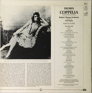 Léo Delibes, Юрий Файер, Bolshoi Theatre Orchestra - Coppélia (Complete Ballet) -