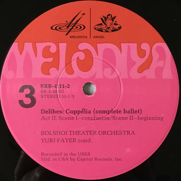 Léo Delibes, Юрий Файер, Bolshoi Theatre Orchestra - Coppélia (Complete Ballet) -