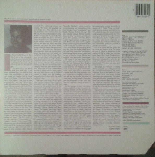 Betty Carter - Social Call - 1980