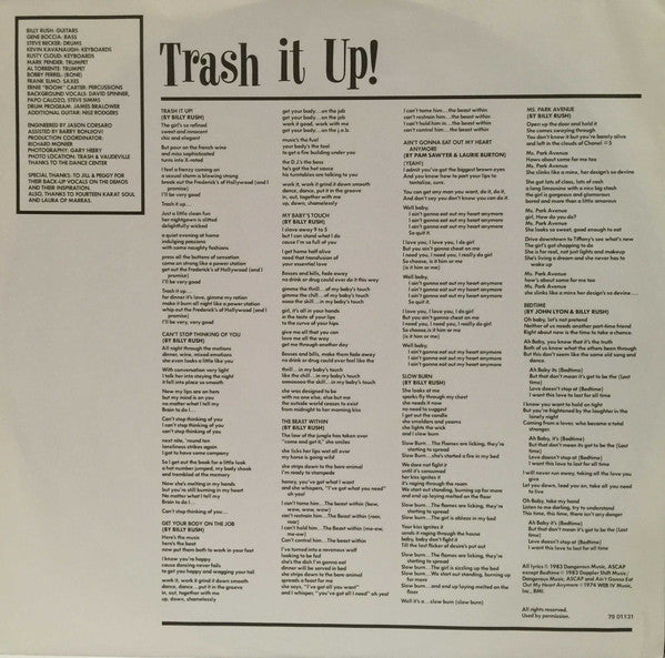 Southside Johnny & The Asbury Jukes - Trash It Up - 1983