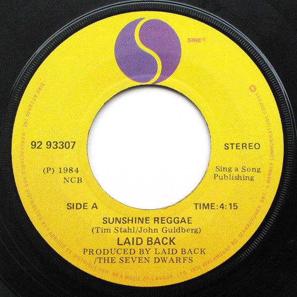 Laid Back - Sunshine Reggae - 1984