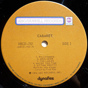 Unknown Artist - Cabaret (Original Sound Track Recording)