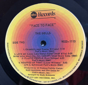 The Dells - Face To Face Vinyl Record