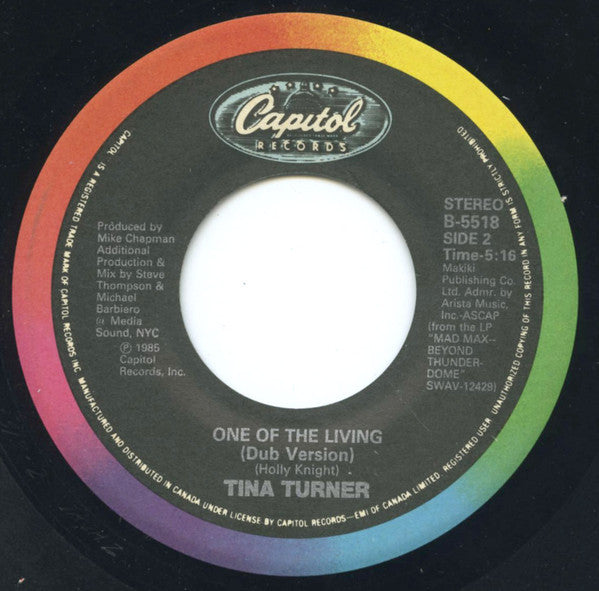 Tina Turner - One Of The Living - 1985