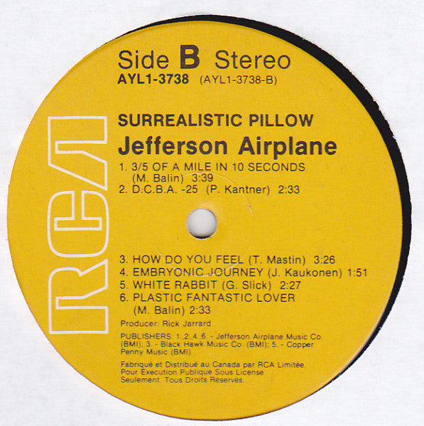 Jefferson Airplane - Surrealistic Pillow