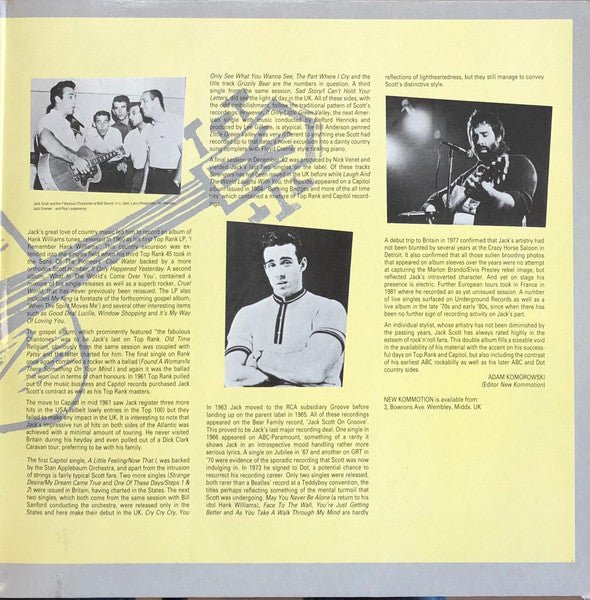 Jack Scott - Grizzily Bear - 1986