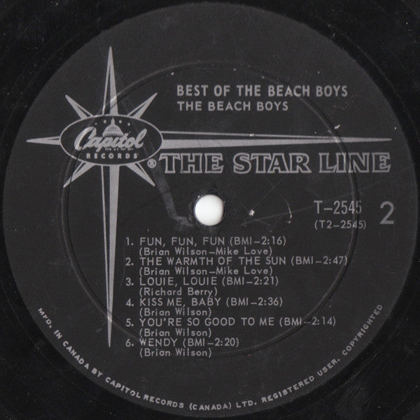 The Beach Boys - Best Of The Beach Boys - Vol. 1