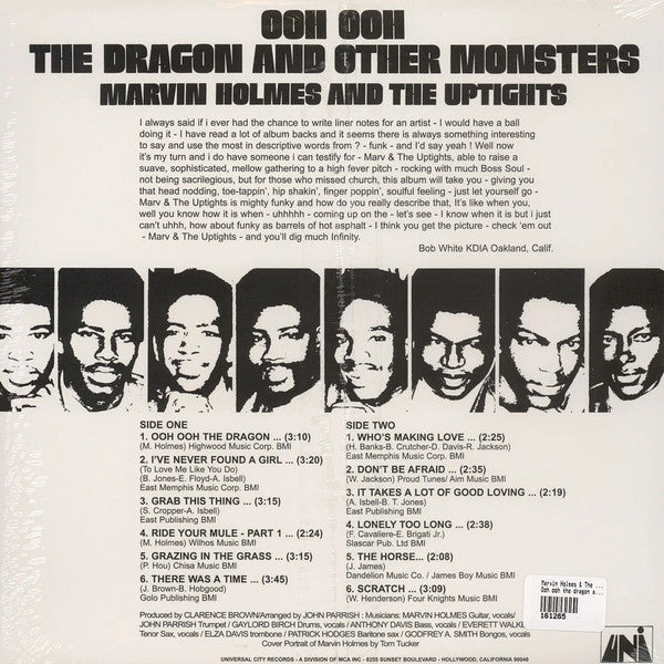 Marvin Holmes & The Uptights - Ooh Ooh The Dragon And Other Monsters -