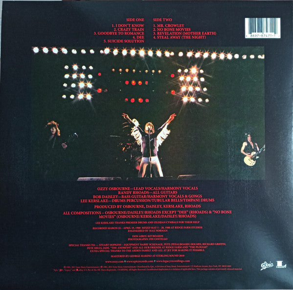 Ozzy Osbourne - Blizzard Of Ozz