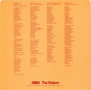 ABBA - The Visitors - 1981